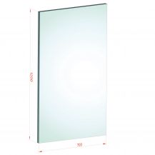 88.2 - 120 x 70 - clear laminated VSG tempered ESG safety glass