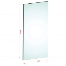 88.2 - 120 x 60 - clear laminated VSG tempered ESG safety glass