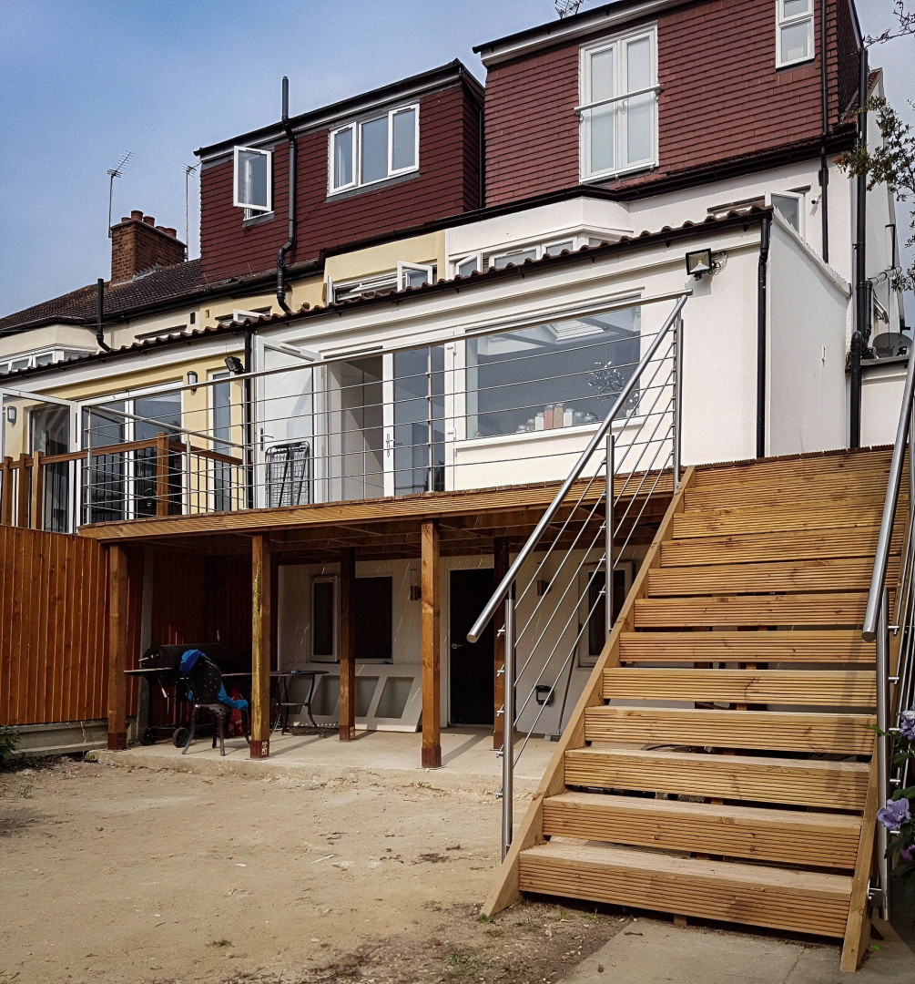 Balustrada na schody do samodzielnego montażu z montażem bocznym Balustrada na schody do samodzielnego montażu z montażem bocznym