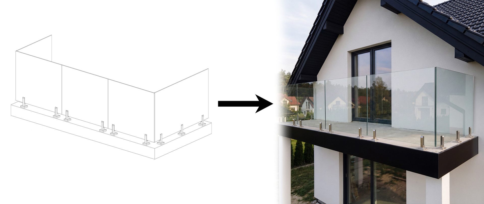 indywidualny projekt balustrady szklanej indywidualny projekt balustrady szklanej